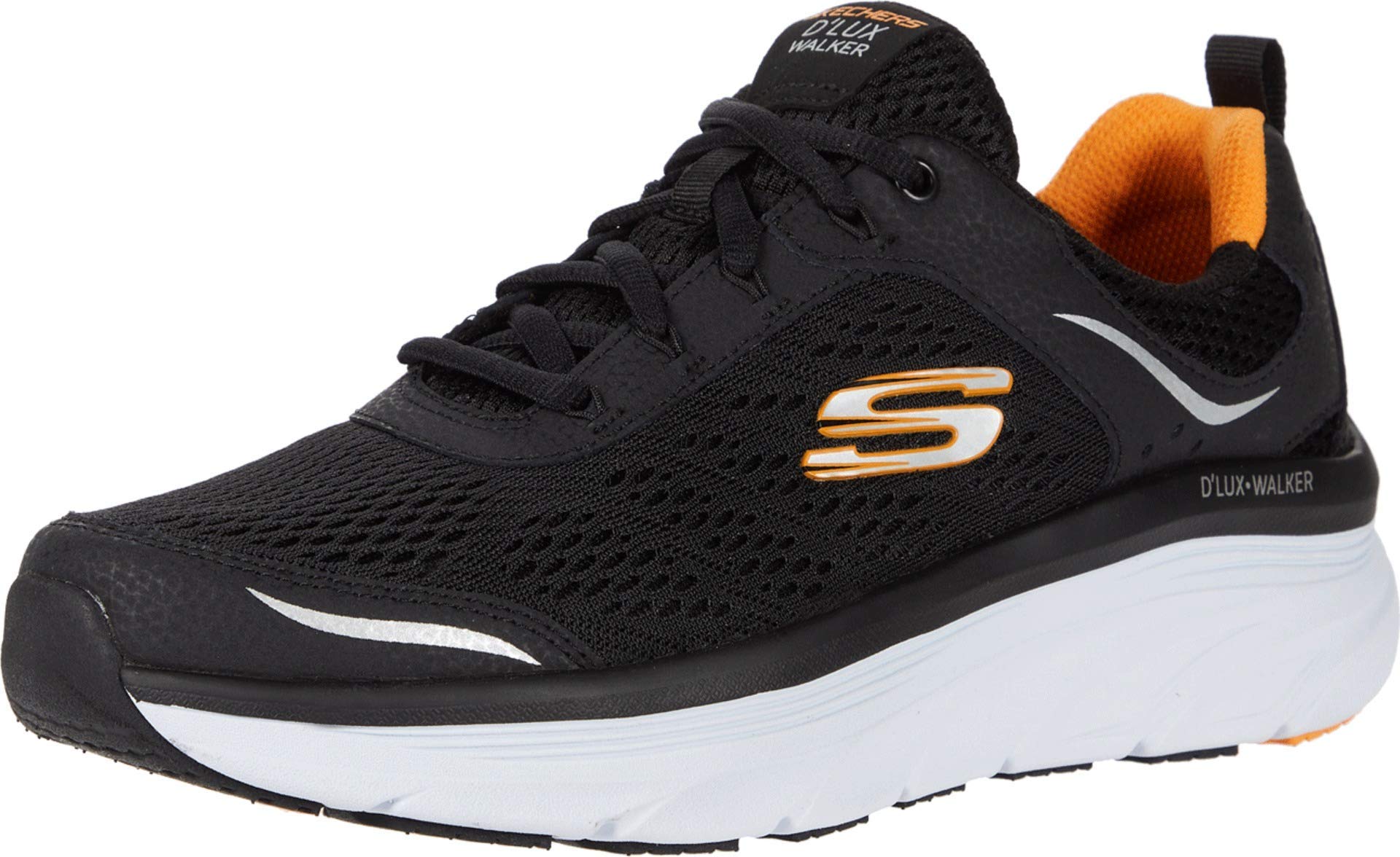 Mens D'LUX Walker - BKW Casual Shoe - 9 UK (232044) Black/White-image-47