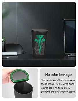 Car Cup Holder Trash Can, Garbage Container Bin