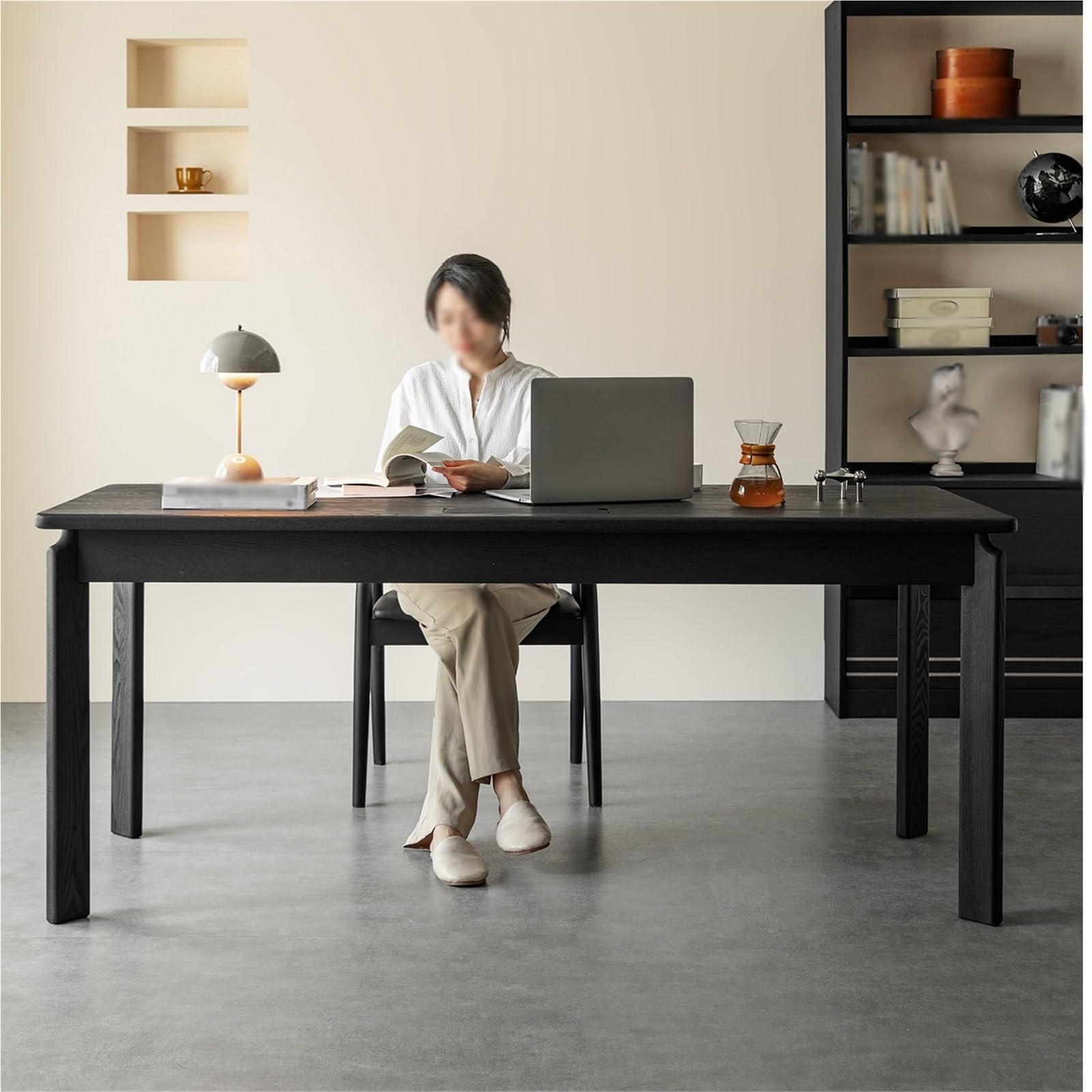 Versatile Computer Desk con Cassetti di stoccaggio Tavolo lavoro Scrittoio