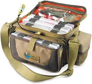 Custom Leathercraft Wild River CLC WT3505 Tackle Tek Mission Lighted Convertible Tackle Bag with Four PT3500 Trays, Small
