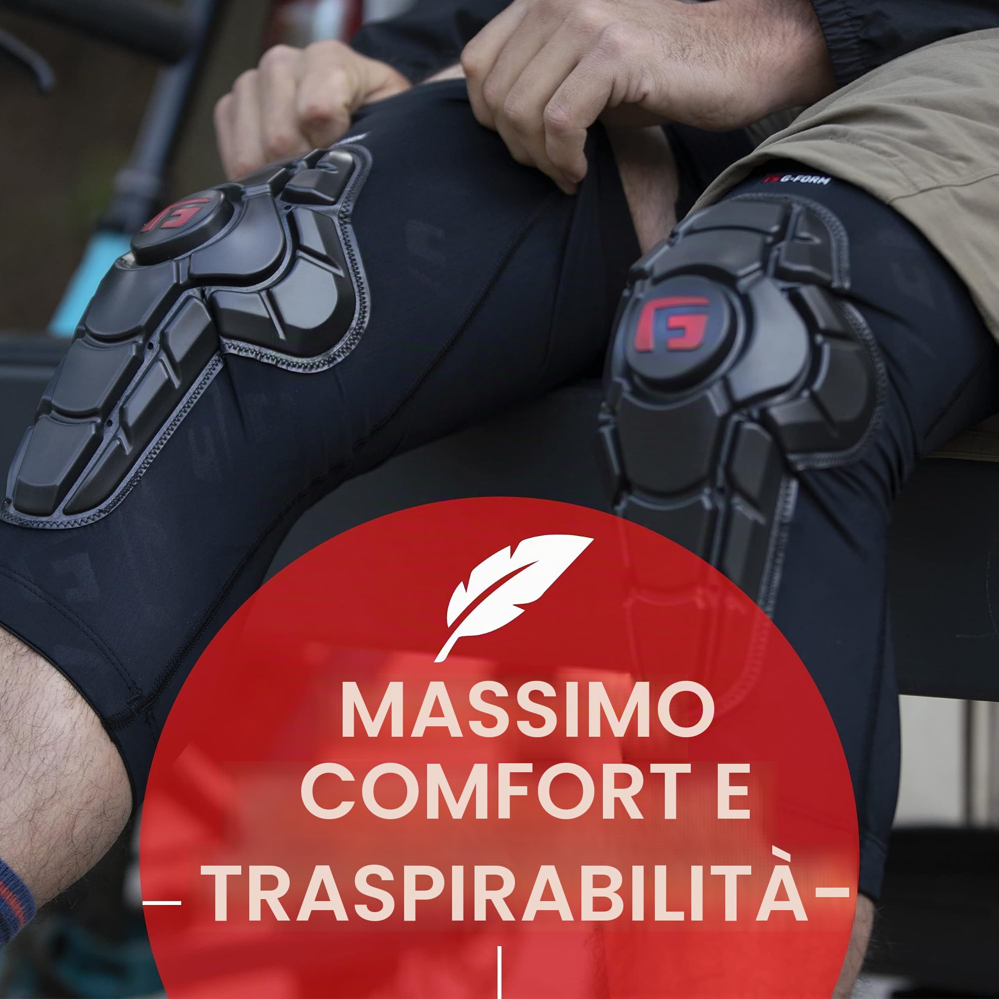 G-Form G-Form Youth PRO-x3 Knee Guard - Ginocchiera Unisex Adulto