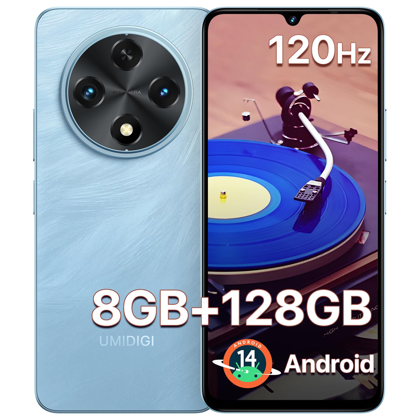 UMIDIGI G100A 8GB/128GB 新品＋‪おまけ Amazon.com: UMIDIGI G100A Unlocked Phone, 6.9