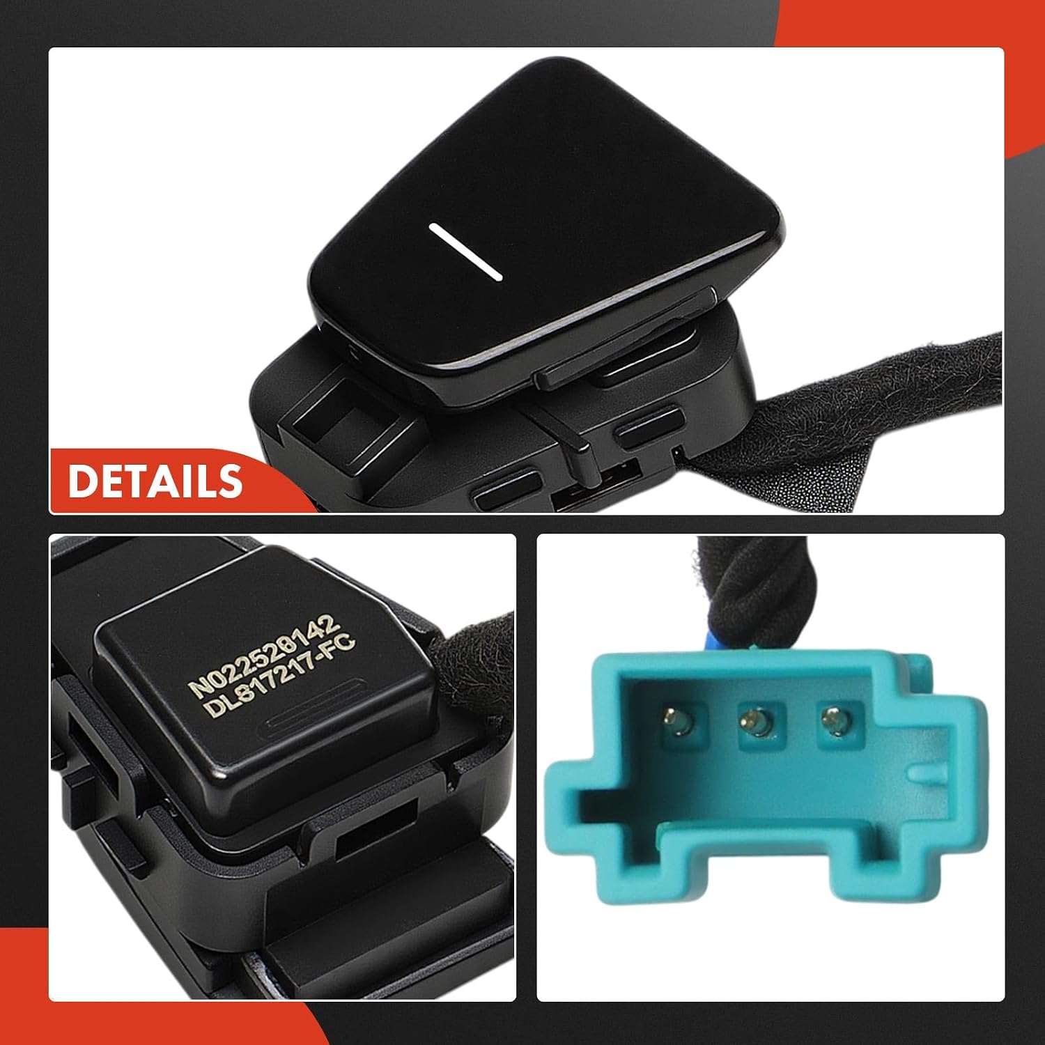 A-Premium Front Left Driver Power Door Lock Switch Compatible with Tesla Model 3 2017-2022, Model Y 2020-2023