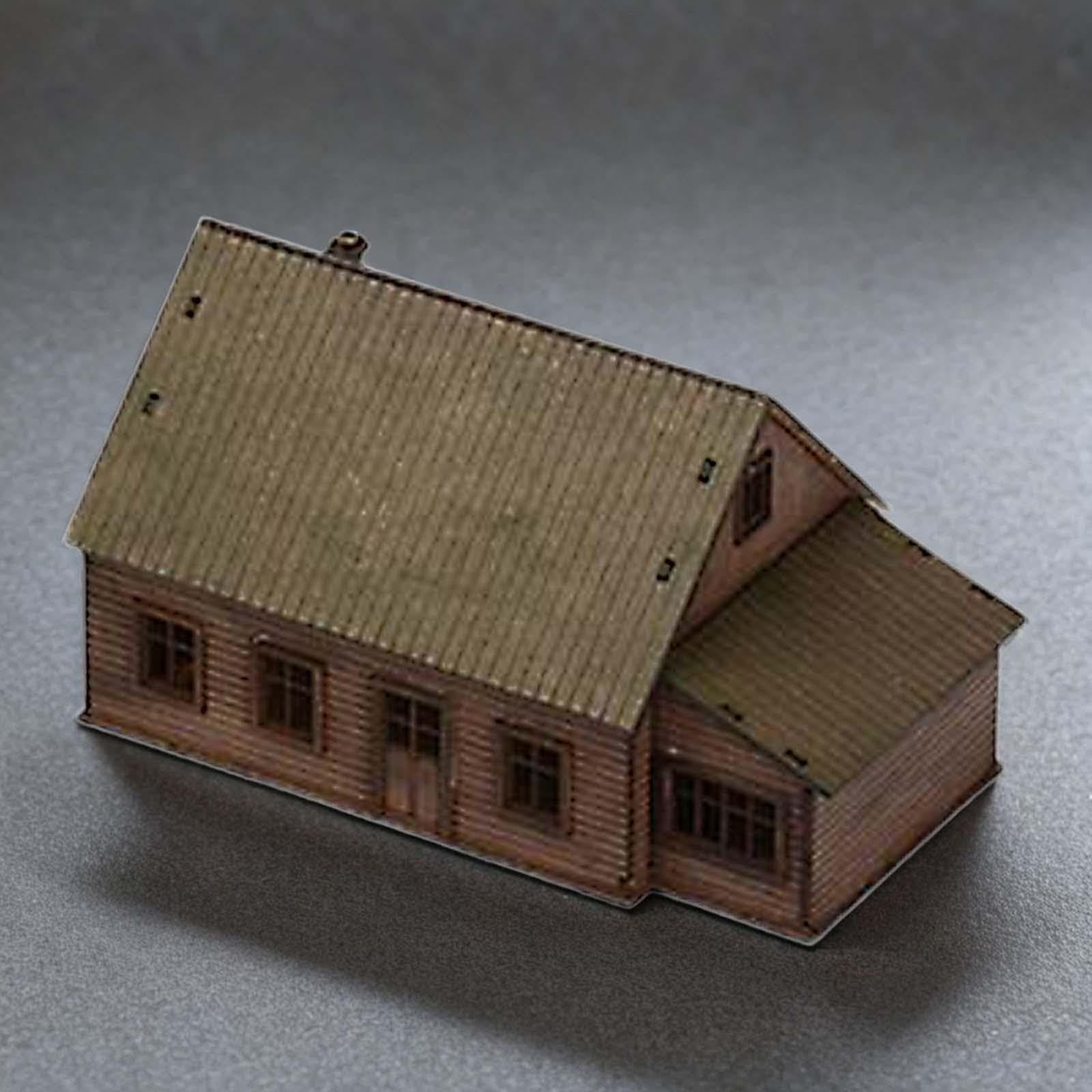 Amagogo 1/72 Hausmodellbausätze, Zerlegbar, Hobbyspielzeug, Architekturszene, Architekturszenenmodell Für Sandtisch, Diorama, Dekorationsszene