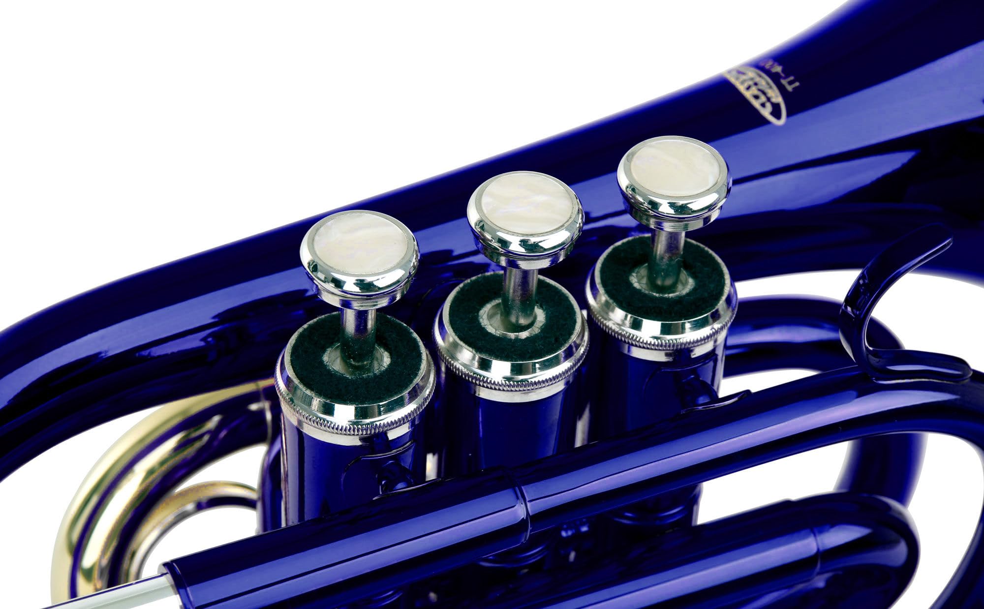 Classic Cantabile Brass TT-400 Tromba tascabile pocket Brass Sib ottone blu