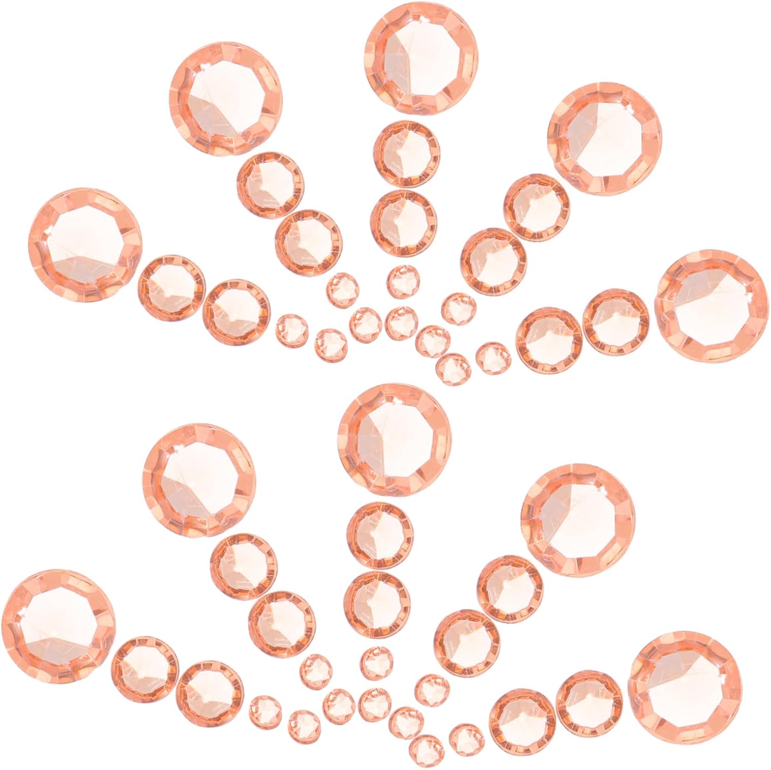 Unomor 8000Pcs Clear Acrylic Fake Ice Rocks Decorative Table Scatter for Weddings Parties Crafts Shiny Artificial Stones for Vase Fillers Easy to Clean Maintain