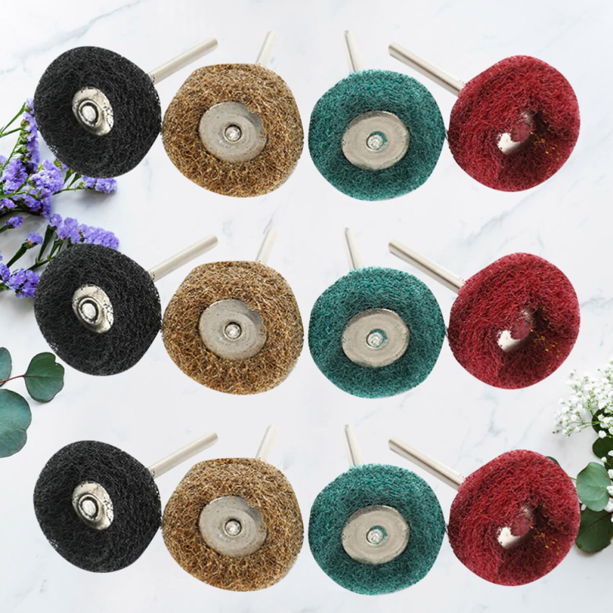 80pcs Nylon Wheel Buffing Polishing Set for Metal Surface