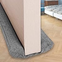 Vista 13 de VISEMAN Tope de Puerta de 36 Pulgadas Bajo la Puerta - Bloqueador de Ruido de Puerta, Tope de Puerta de Doble Cara, Lavable a Máquina