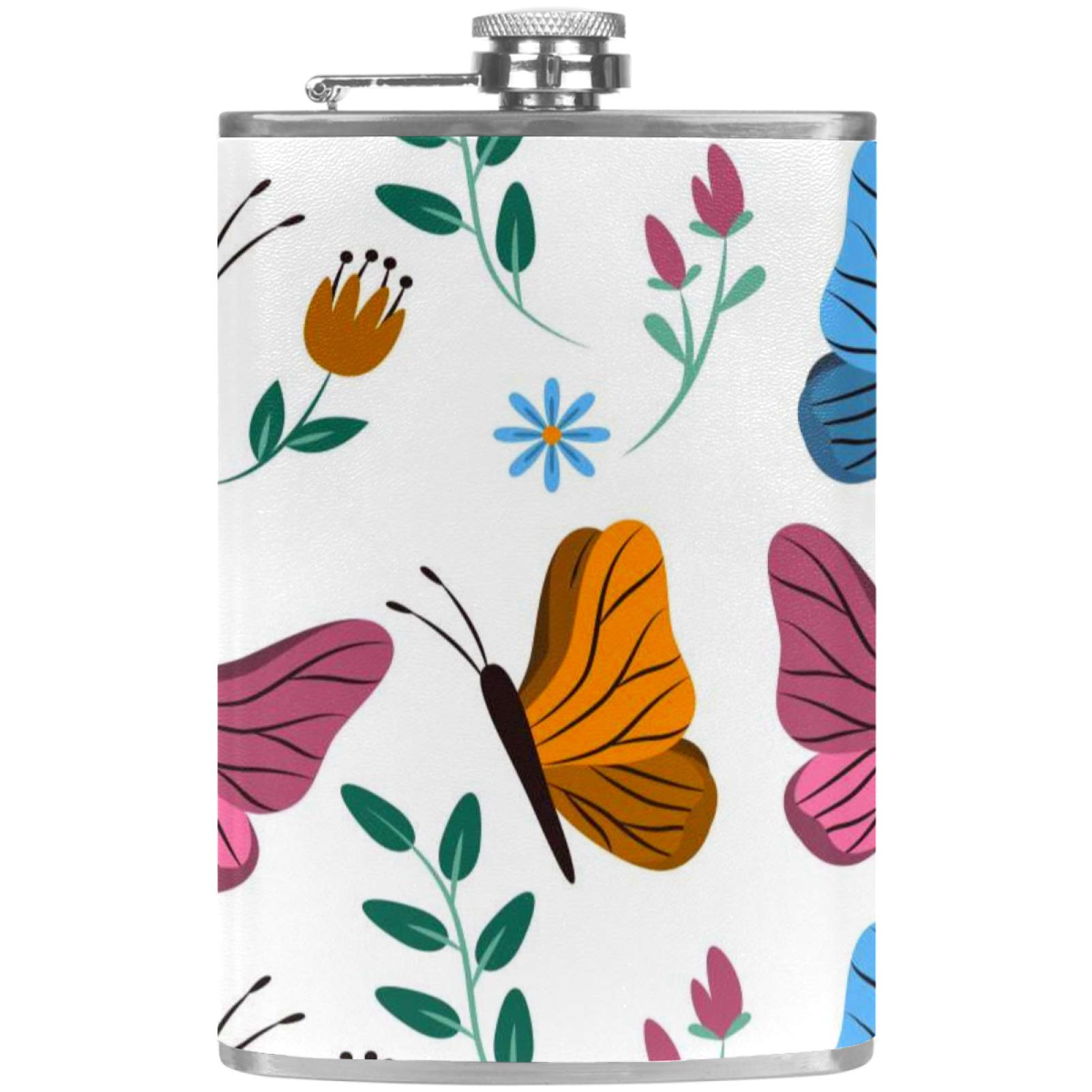 Flasque à whisky de poche en cuir idéale pour barbecue et fête
