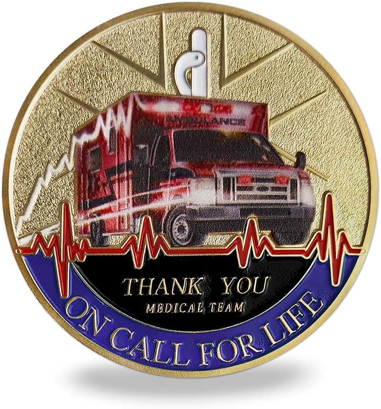 Paramedic's Prayer EMT EMS Challenge Coin