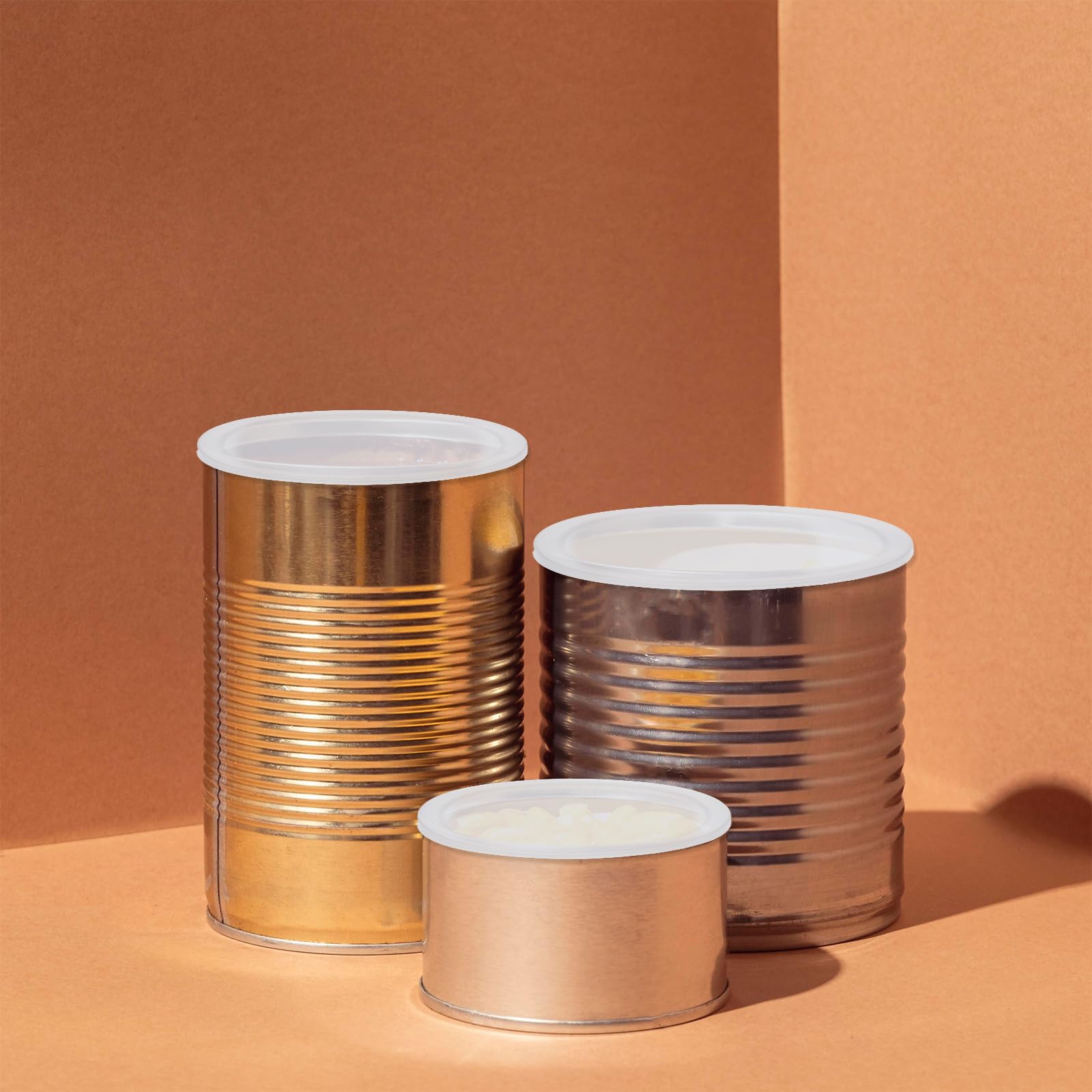 65mm 73mm 84mm 99mm 12 Couvercles Universels Pour Boîtes Aliments - 4 Tailles (65-99mm) - Plastique Transparent - Fabriqué En Allemagne Couvercle Boîte Conserve