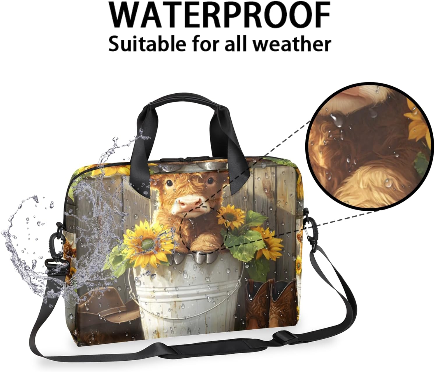 Laptop Bag for 14 15 15.6 Inch Waterproof Laptop Sleeve Case Computer Bag