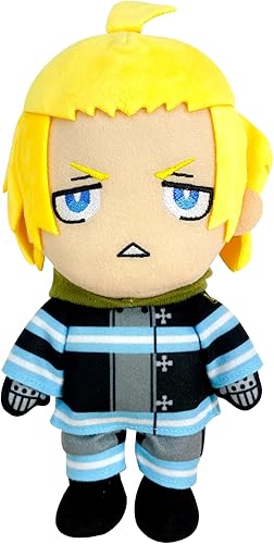 Great Eastern Entertainment Fire Force - Uniforme de bombero Arthur de felpa de 8 pulgadas de alto