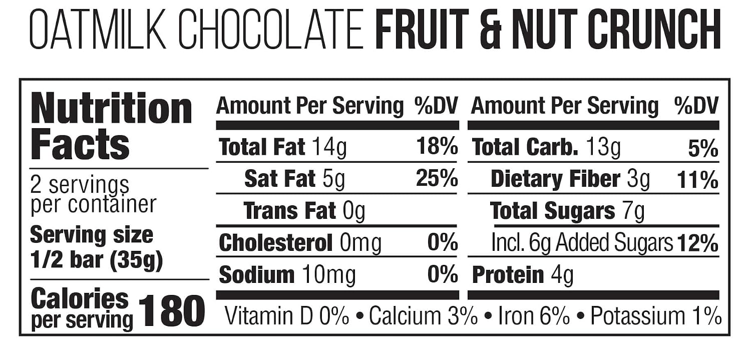 Taza Chocolate Organic Oat Milk Chocolate Bar, Fruit & Nut, 2.5 Ounce (10 Count), Vegan