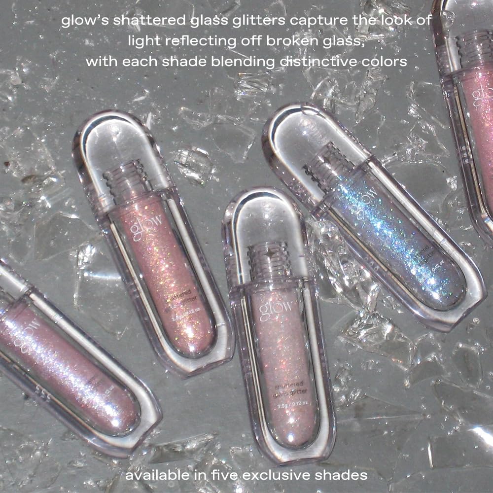 Amazon.com : glow Shattered Glass Glitter #Division : Long Lasting 