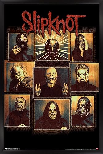 Miniatura 20 de Trends International Slipknot - Póster de pared a prueba de balas, 34 pulgadas de largo x 22.4 W, paquete de póster y clip prémium Paquete de póster
