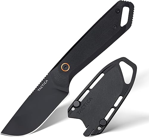 TACTICA Cuchillo de hoja fija tu compañero esencial de cuchillo fijo para la supervivencia, un cuchillo de supervivencia de hoja fija y un combo de
