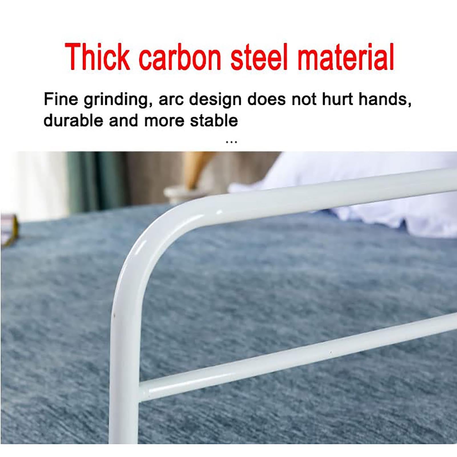Adjustable Bed Rail For Elderly Bedside Standing Assist, Clip-On Bed Safety Rails, Bedside Fall Safety Prevention Grab Bar, Bed Assist Rail, for Student Dormitory