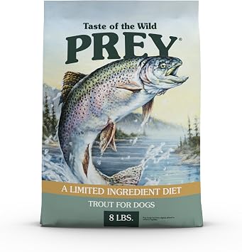 Taste of the Wild Prey Trout Puppy, Adult & Senior Dry Dog Food 8lb