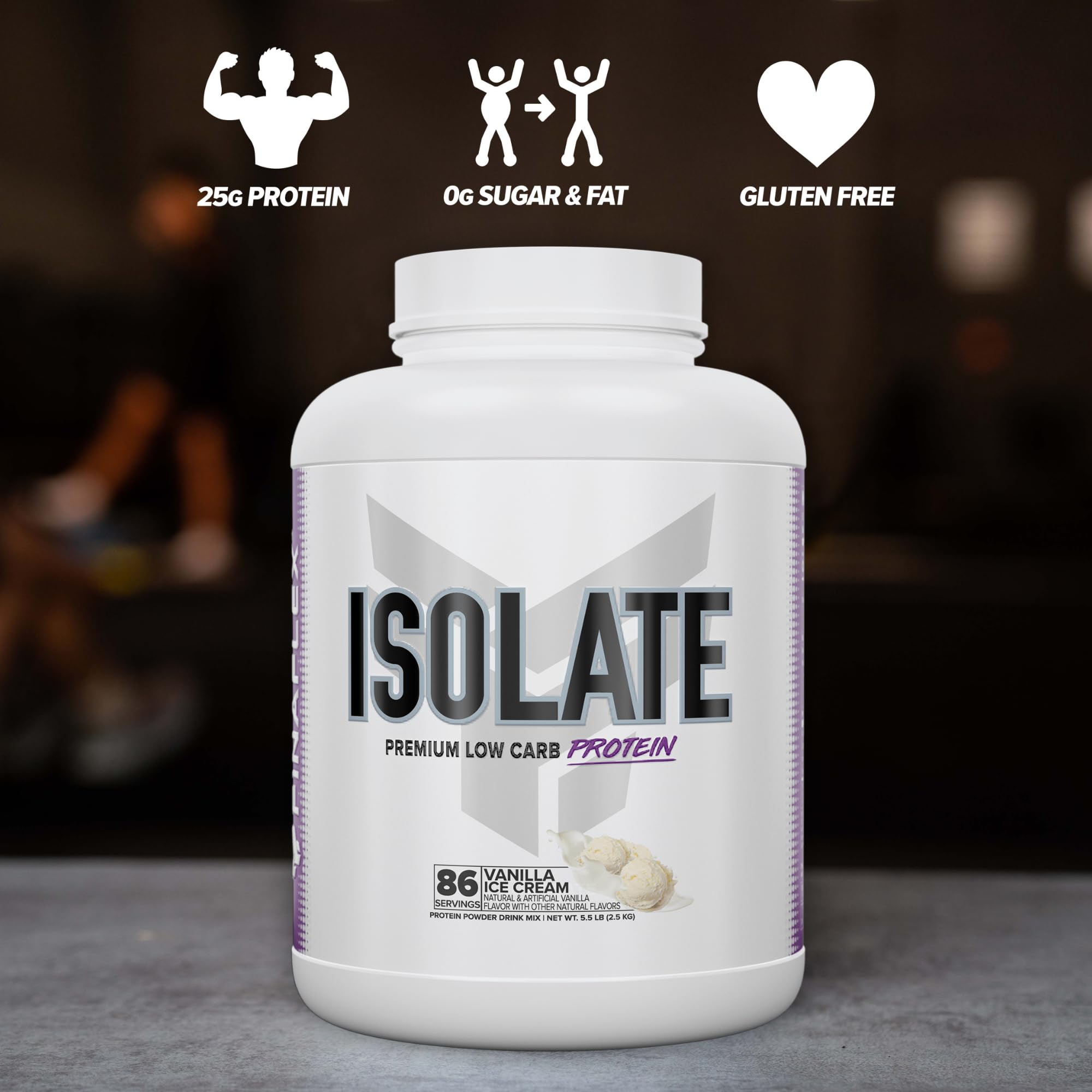 Amazon.com: FINAFLEX ISOLATE, Vanilla Ice Cream - 5.5 lb - 25