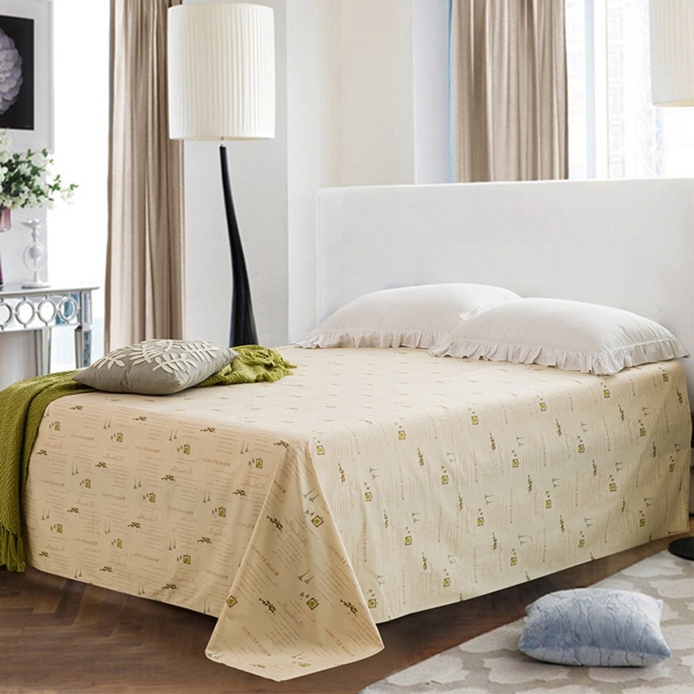 Toile de coton drap élégant pour une chambre fraîche en été
