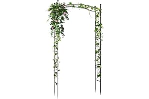 Upgraded Arch Garden Trellis for Climbing Plants