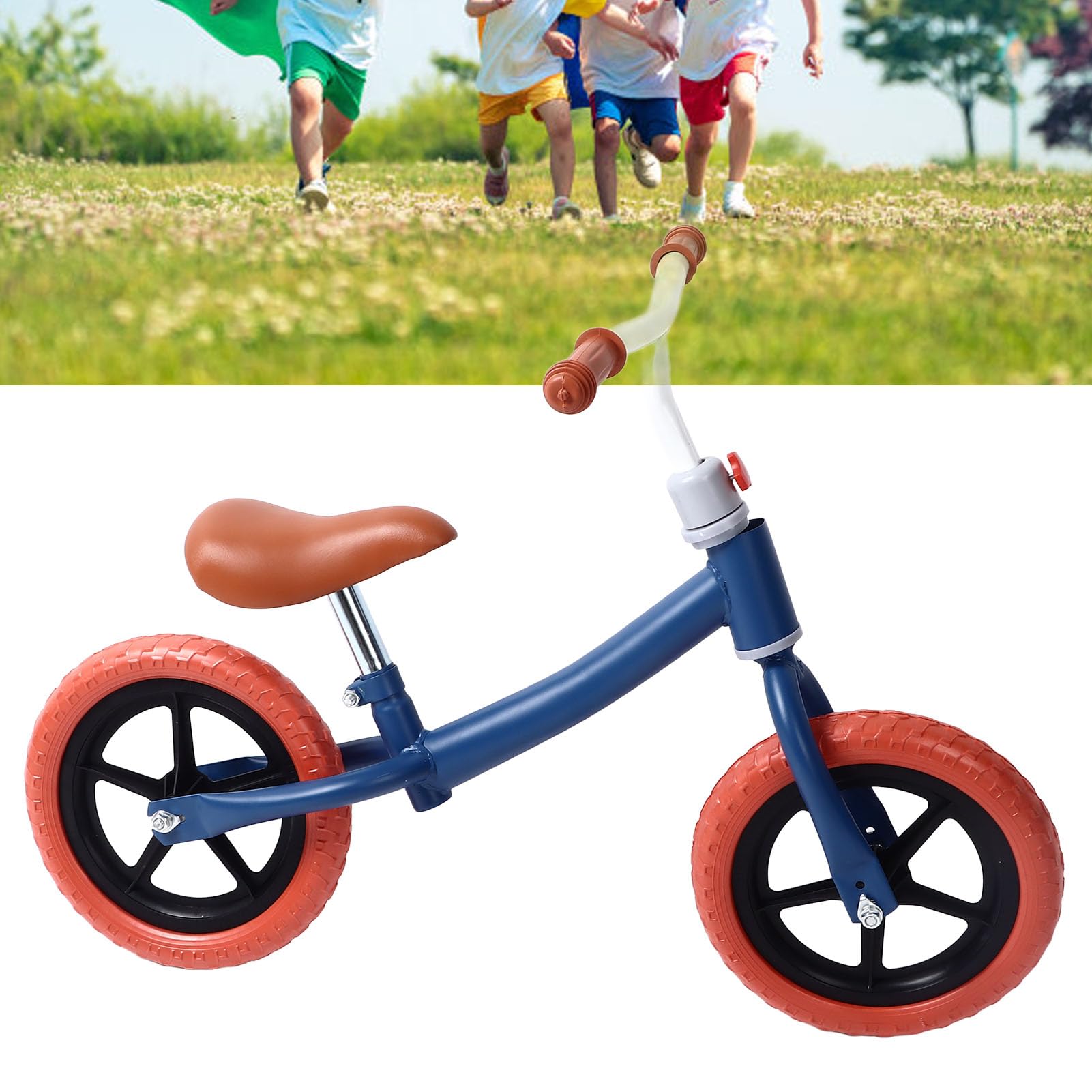 Dilwe Bicicletta Senza Pedali per Bambini, Bici Senza Pedali con Bici da Allenamento per Bambini con Tubo in Acciaio Ispessito da 2 a 6 Anni