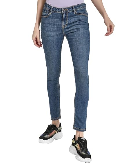 Buy Bare Denim by FBB Washed Slim Fit 