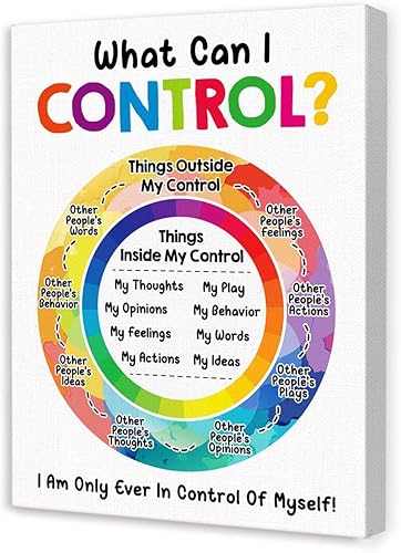 What Can I Control Wall Art,Mental Health Wall Decor,Calm Do