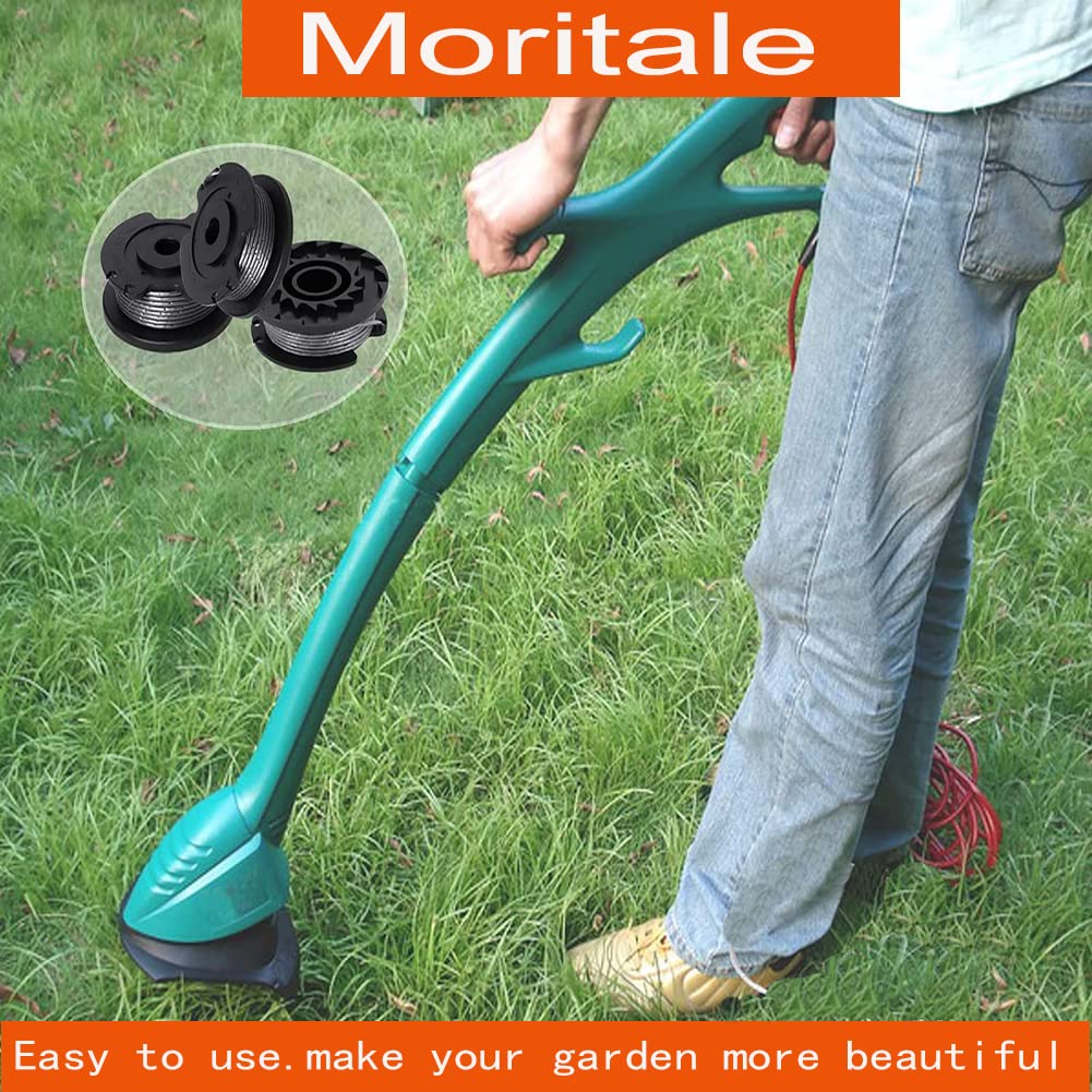Moritale Szpule żyłki do podkaszarki Bosch EasyGrassCut 18 23 26 Art 23 26 podkaszarki do trawy (BOSCH F016800569/F16800385, 4 sztuki)