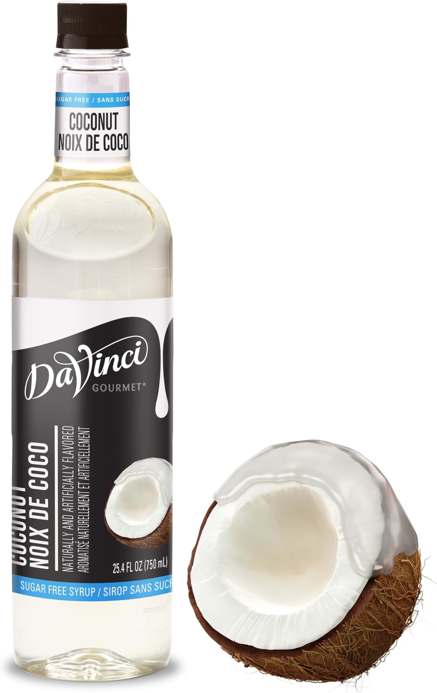 DaVinci Gourmet Sugar-Free Coconut Syrup, 25.4 Fluid Ounces (Pack of 1)