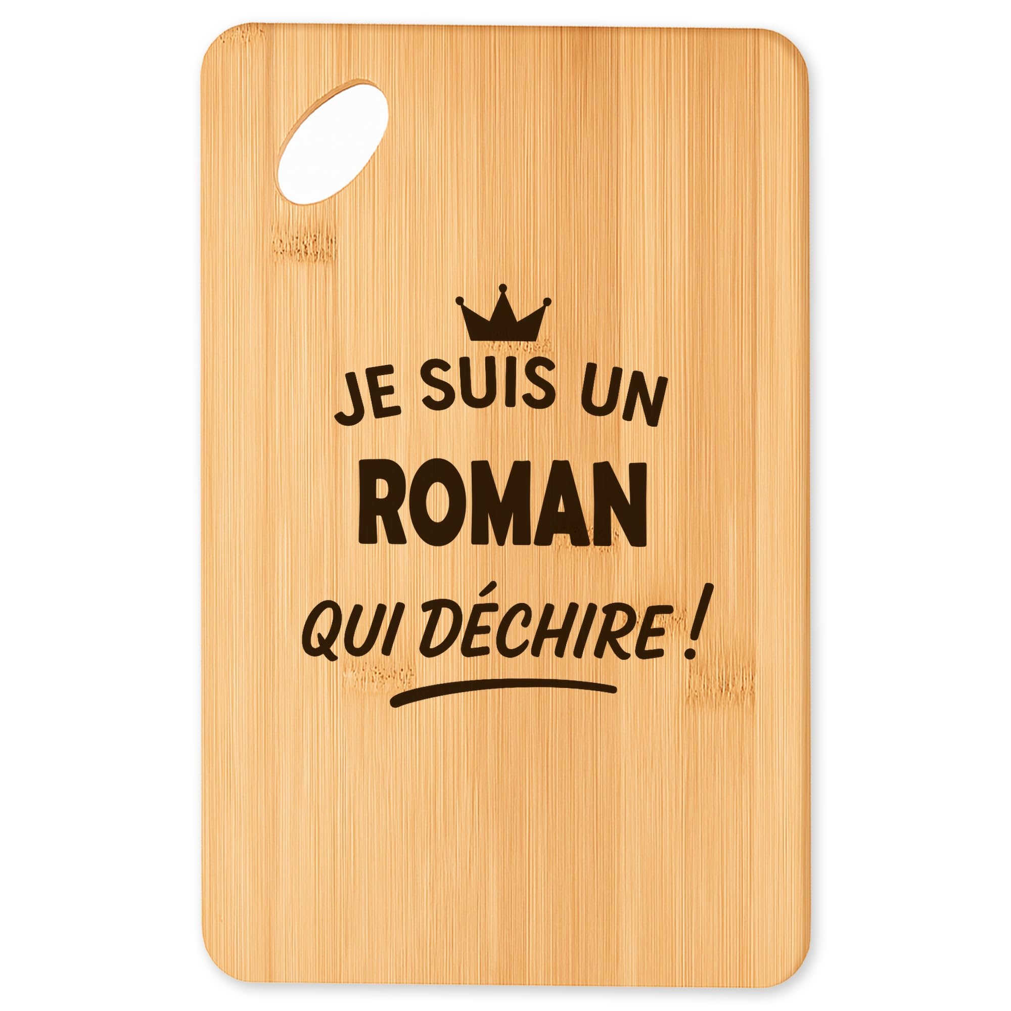Planche à découper Roman qui dechire 2 résout le manque d'espace apéro