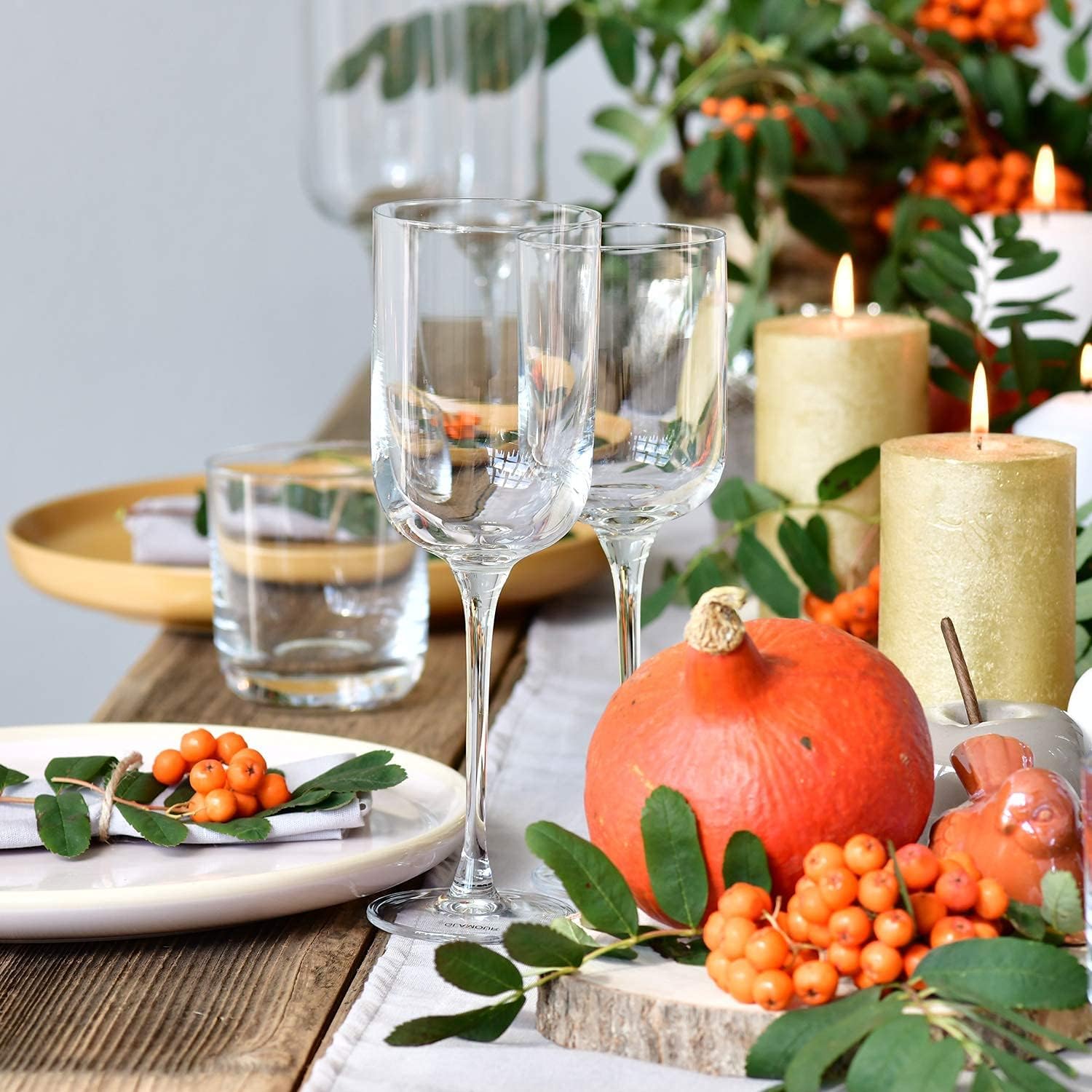 Krosno Red Wine Glasses | Set of 6 | 11.8 oz | Glamour Collection | Perfect for Home, Restaurants and Parties | Dishwasher Safe | Lead-Free Crystal Glass - Image 3