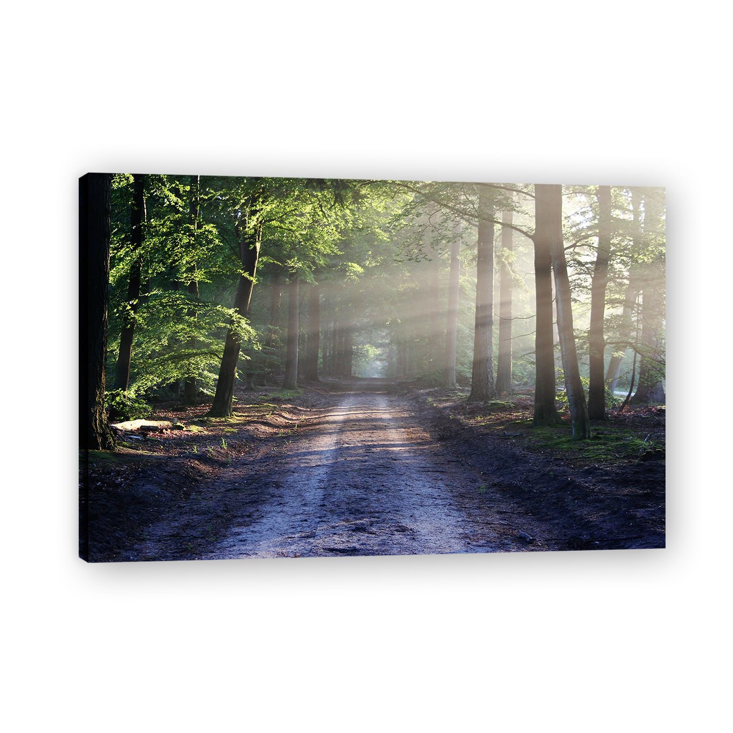 VHdfgTY The Sunlight Is DazzlingMinimalist Mountain Landscape Wall Art Canvas Nature Print Modern Decor 50x75cm Framed