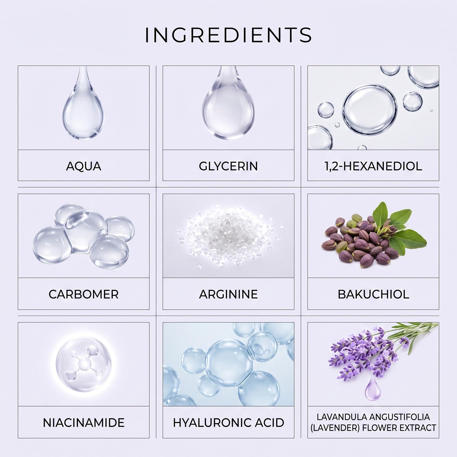 serum viso Anti-invecchiamento e rassodante, idratante profonda | Attenua le linee sottili, illumina e idrata la pelle, la lascia fresca e non comedogena ed è adatta per pelli sensibili.