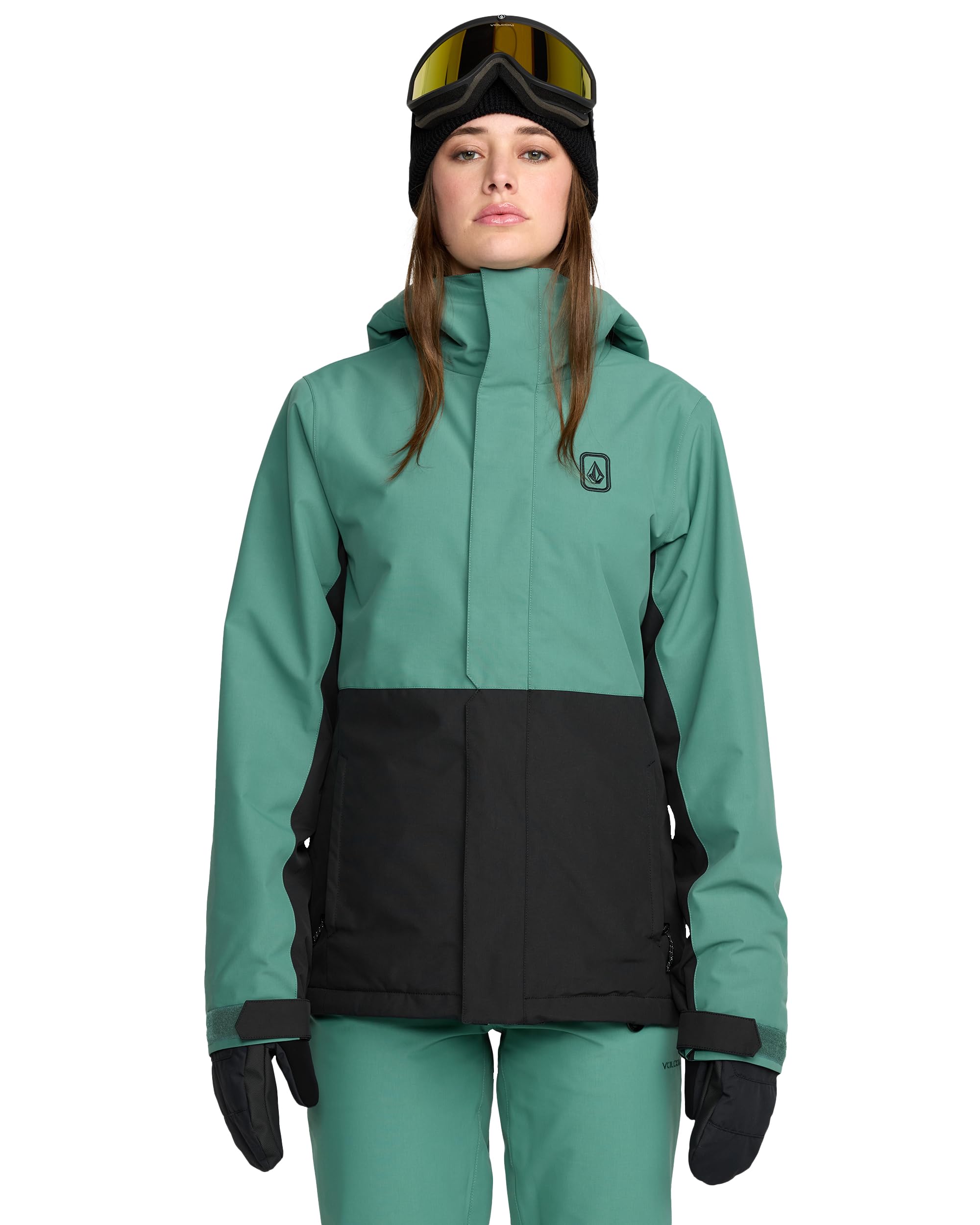 Volcom womens Bolt Insulated Snowboard Jacket – 10k Waterproof, Eqs Fit, Zip Tech®