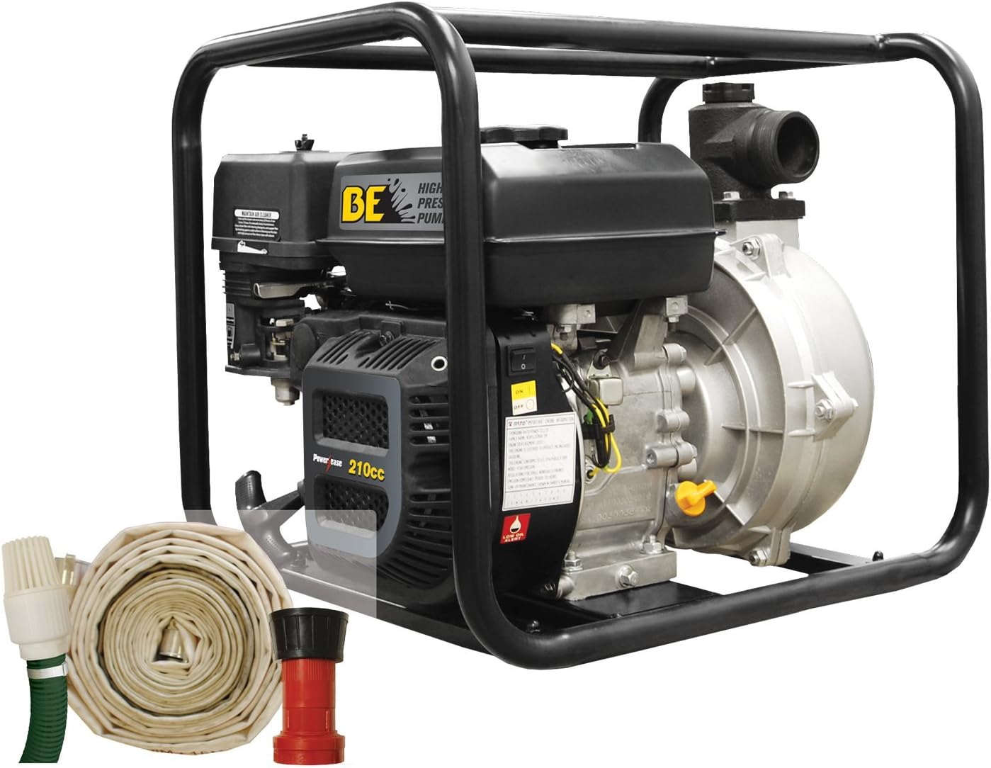 BE Pressure HPFK-2070R 2" Fire Fighting Pump Kit, 7 hp, 126 GPM