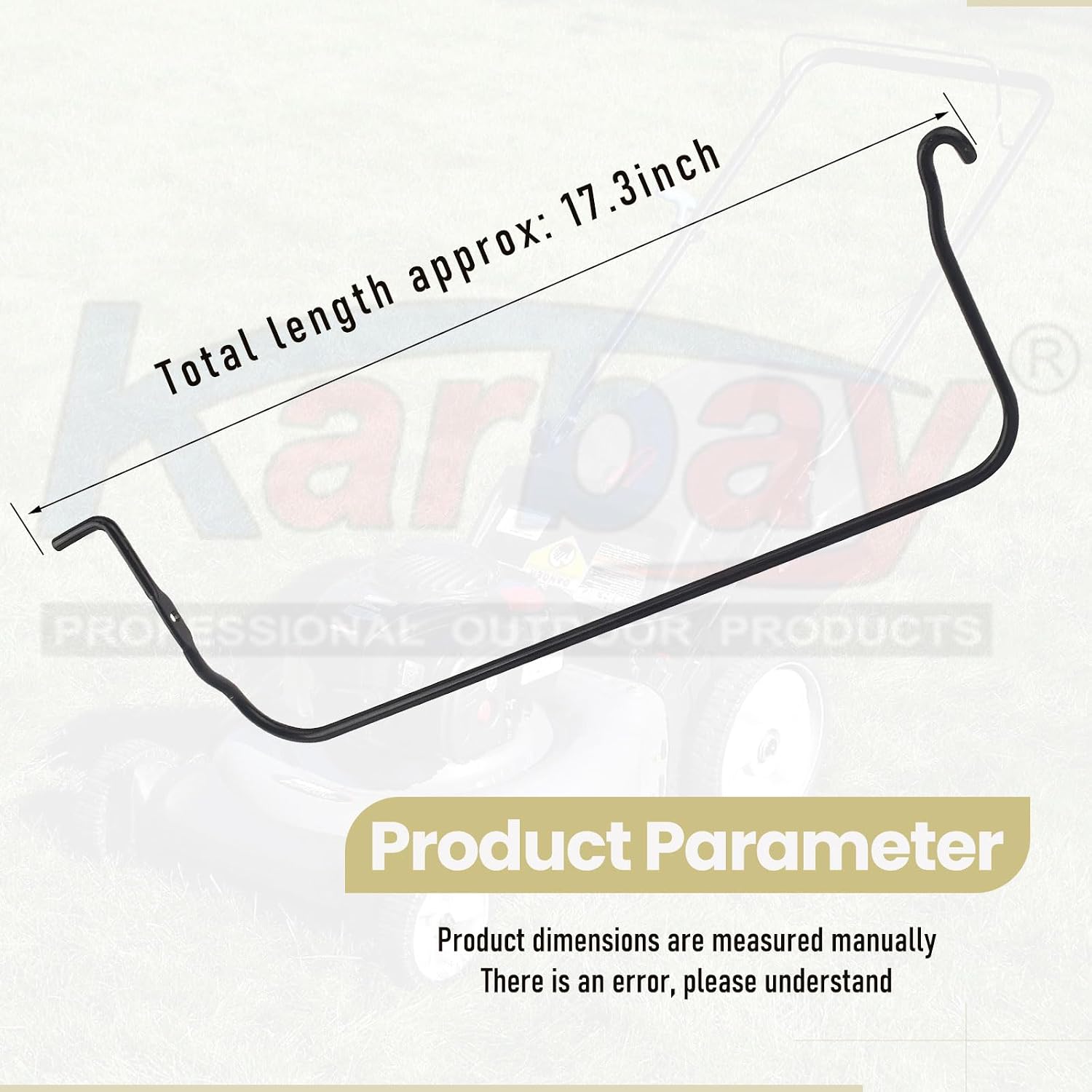 747-1161A-0637 747-1161 Bail Control Bar Control Handle, for Craftsman Lawn Mower Bail Control Bar - Compatible with MTD 746-04265A, 746-04265, Also for CUB Cadet CC98M CC94M CC46MZ CC46M CC46ES.