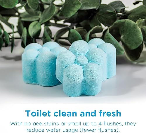 Miniatura 6 de Lil Loos Bombas de inodoro de aceite esencial, frescura duradera, ambientador limpio para inodoro, desodorante (5 tabletas) (5 unidades (paquete de