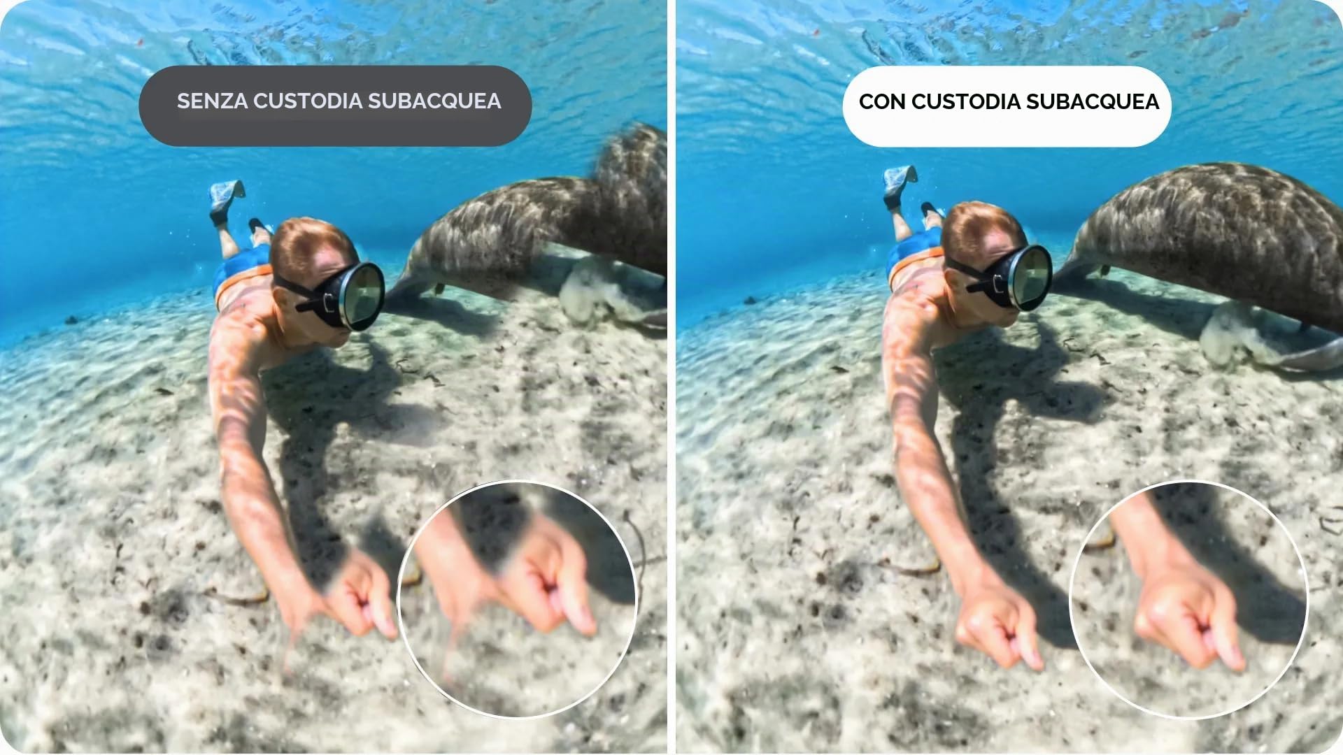 Insta360 Custodia invisibile per immersioni X5