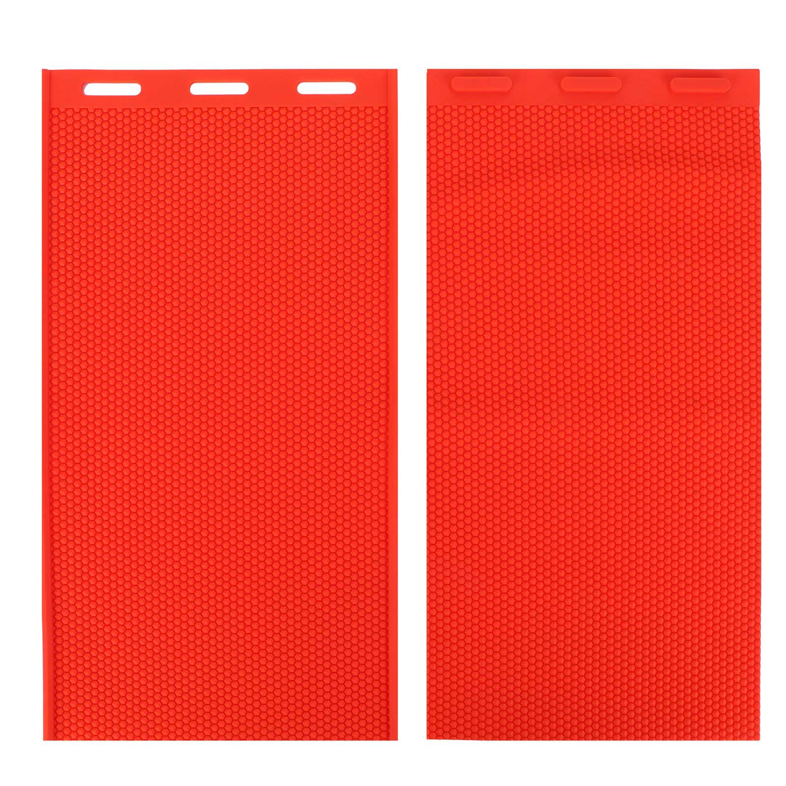Bienenwachs Foundation Pressform, Gummi-Bienenwachsform, Flexible Bienenwaben Bienenwachs-Nestgründung, Bienenstockfundamentplatten Presswerkzeug für Imker, Presse-Prägemaschine, 2 Bleche