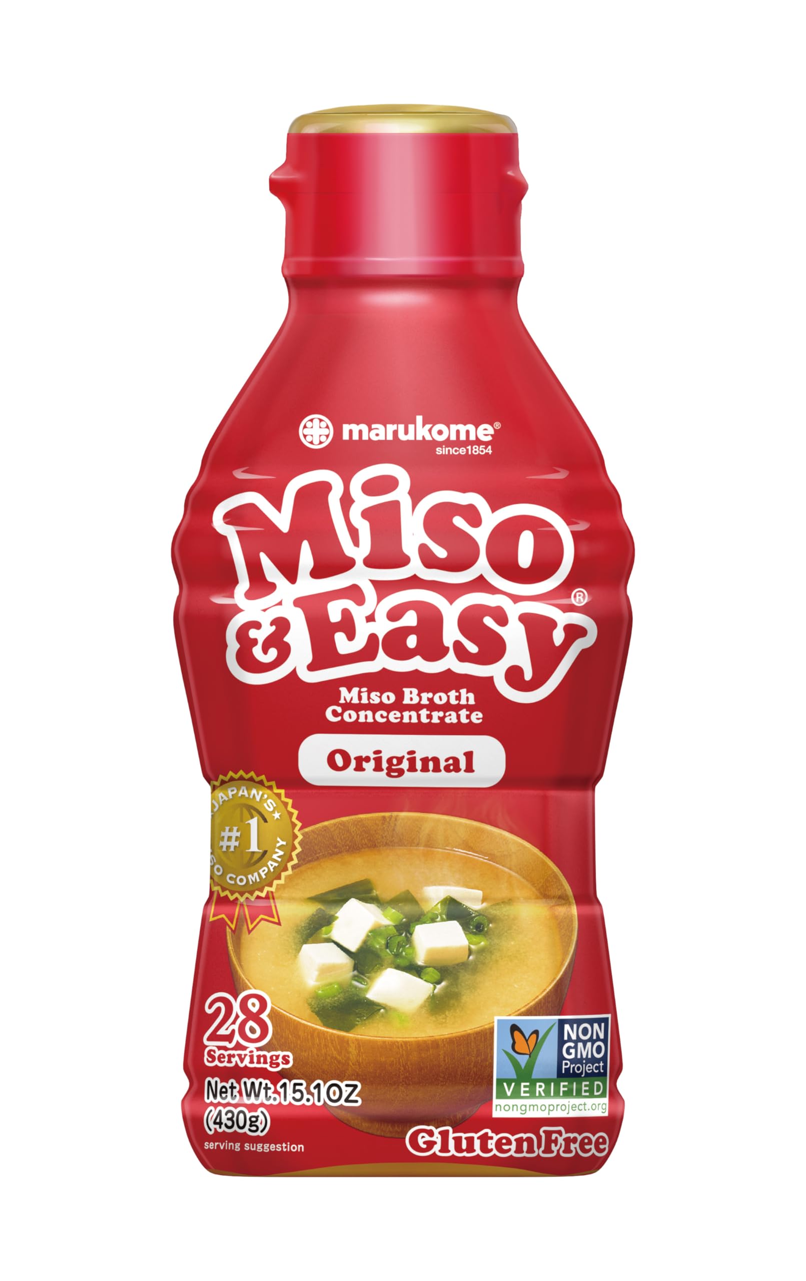 Marukome Miso & Easy Original, 15.1-Ounce