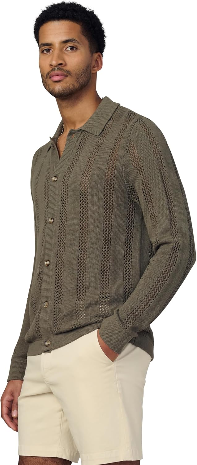 Joe's Men's Summer Crochet Cardigan