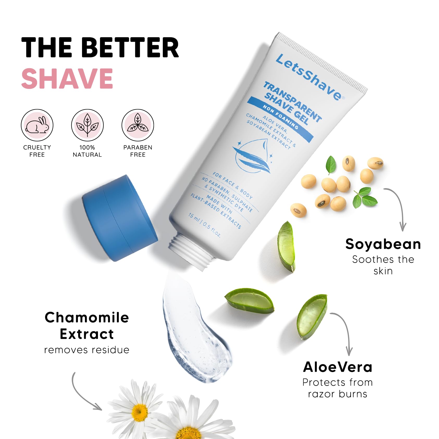 LetsShave Evior Reusable Facial Razor for Women - Pack of 3 + 1 Transparent Shave Gel 15ml | Skin-Safe Pen Razors | for Eyebrows, Upper Lips, Chin & Sideburns | 150 Days of Dermaplaning 2