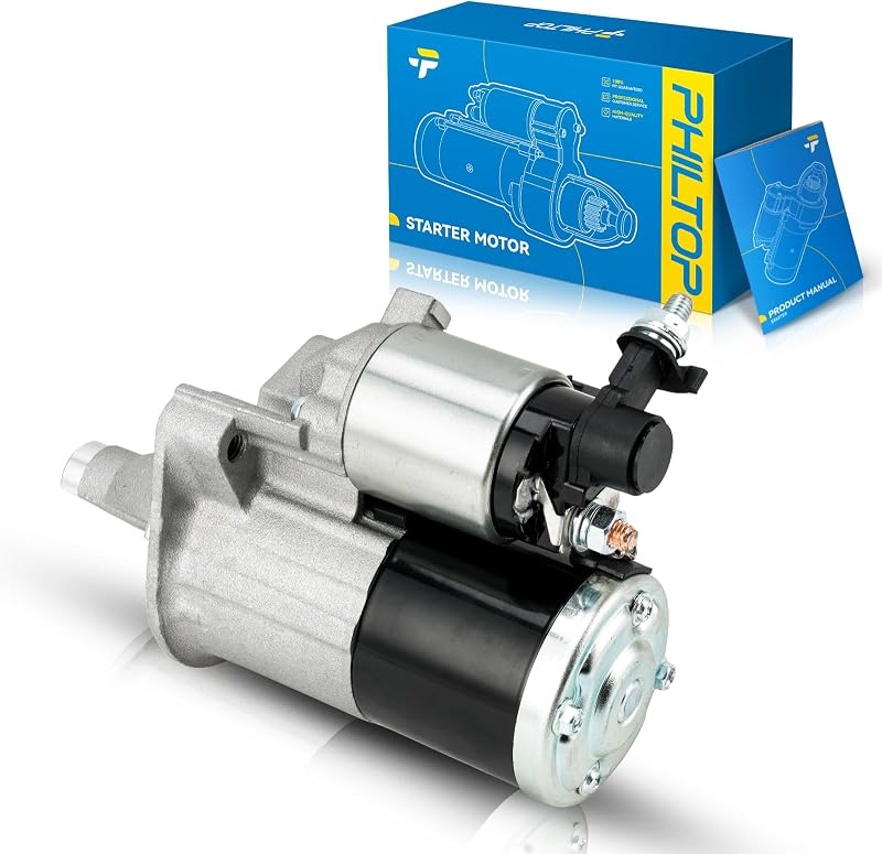 Motor de partida PHILTOP 19026N 12 V 1,2 kW para Dodge, Chrysler e Volkswagen – 1 unidade
