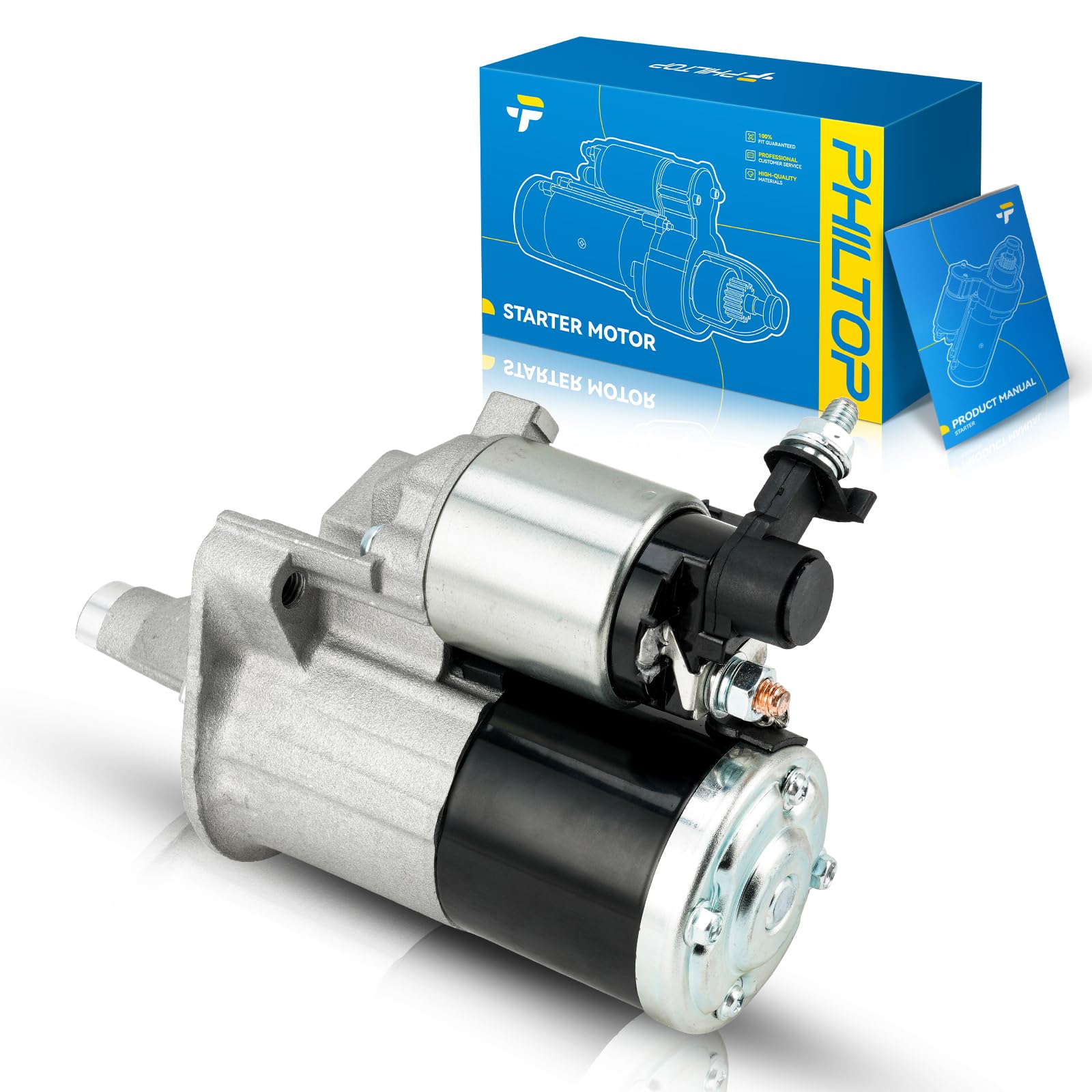 PHILTOP 19026N New Starter Compatible with Dodge,2009-2010 Journey 3.5L