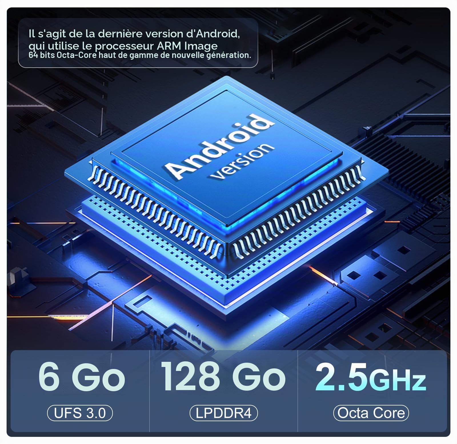 [6GB+128GB] Autoradio 9 Pouces Android 15 pour Renault Kadjar 2015-2019 - Gratuite Caméra+MIC - Soutien GPS/Dab+/Commande au volant/WiFi/BT/Carplay/4G/360 Caméra