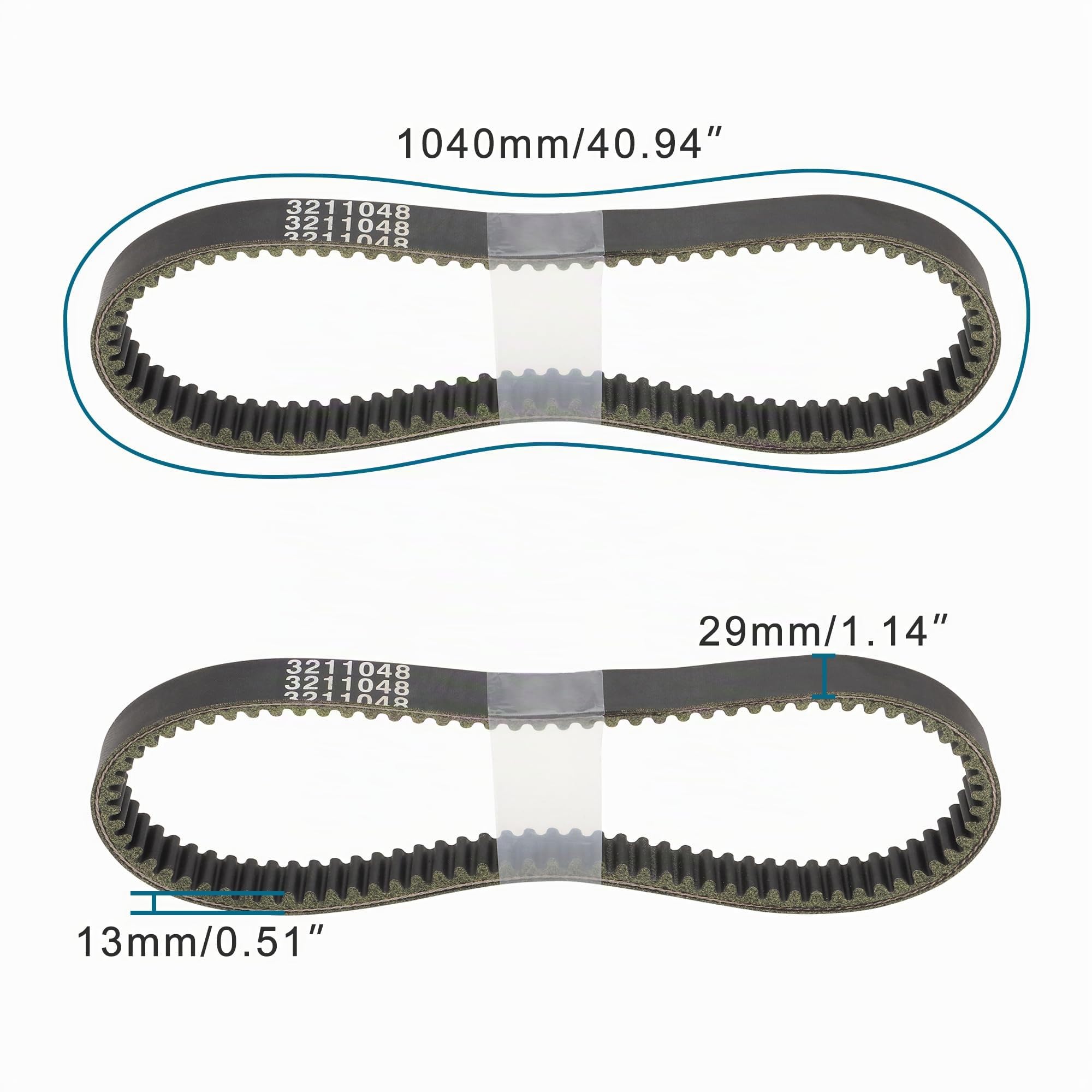 GOOFIT Courroie de Transmission Moto Remplacement pour 1993-2019 Polaris Ranger 500 RZR 800 Scrambler 400 Trail Boss 250 Spare Parts