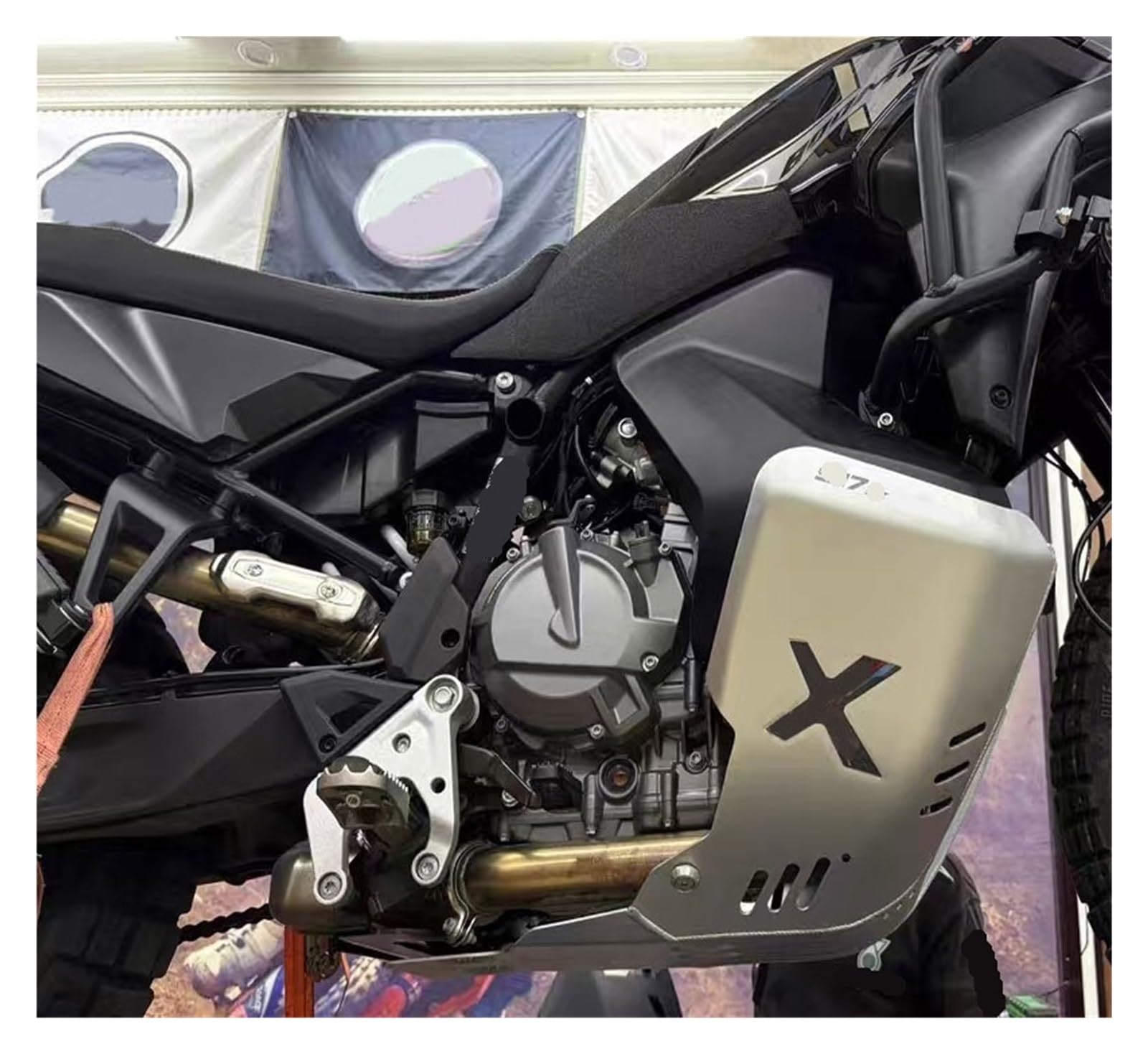 Paracoppa motore moto Piastra Paramotore Moto Protezione Motore Copertura Telaio Accessori Adatti Per 800MT-X MTX800 800MTX 2024 2025