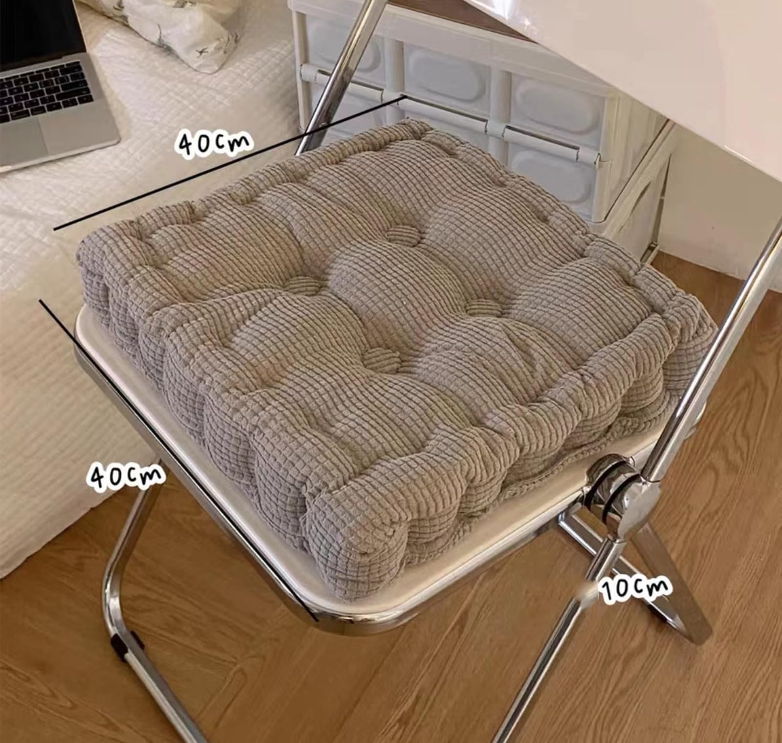 TALCUS Cojines para Sillas de Exterior,Cojines para Palets, Banco, Silla y Suelo, Asiento Cómodo Decorativo para Interior y Exterior(E,4PCS)